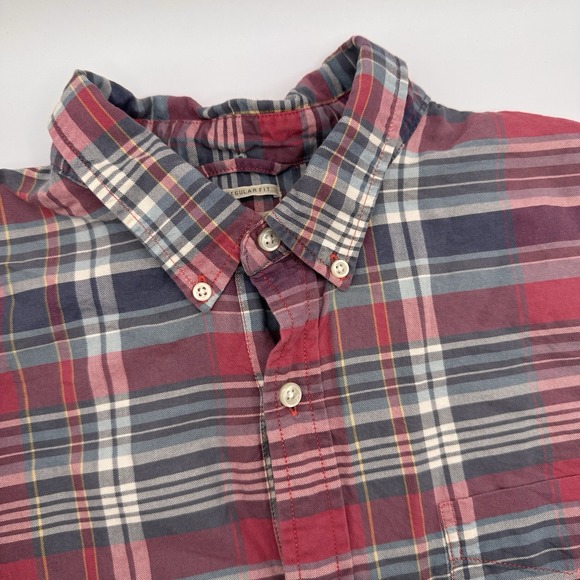Denim & Supply Ralph Lauren Other - Denim & Supply Polo Ralph Lauren Men XL Red Plaid Button Down Short Sleeve Shirt
